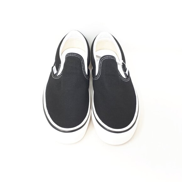 Vans Classic Slip On 98 DX OG Black White Skate Shoe Sneaker Mens 5.5 / Womens 7 - Picture 8 of 12